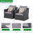 Outdoor Lounge Chair with Cushions-819888645-819888644