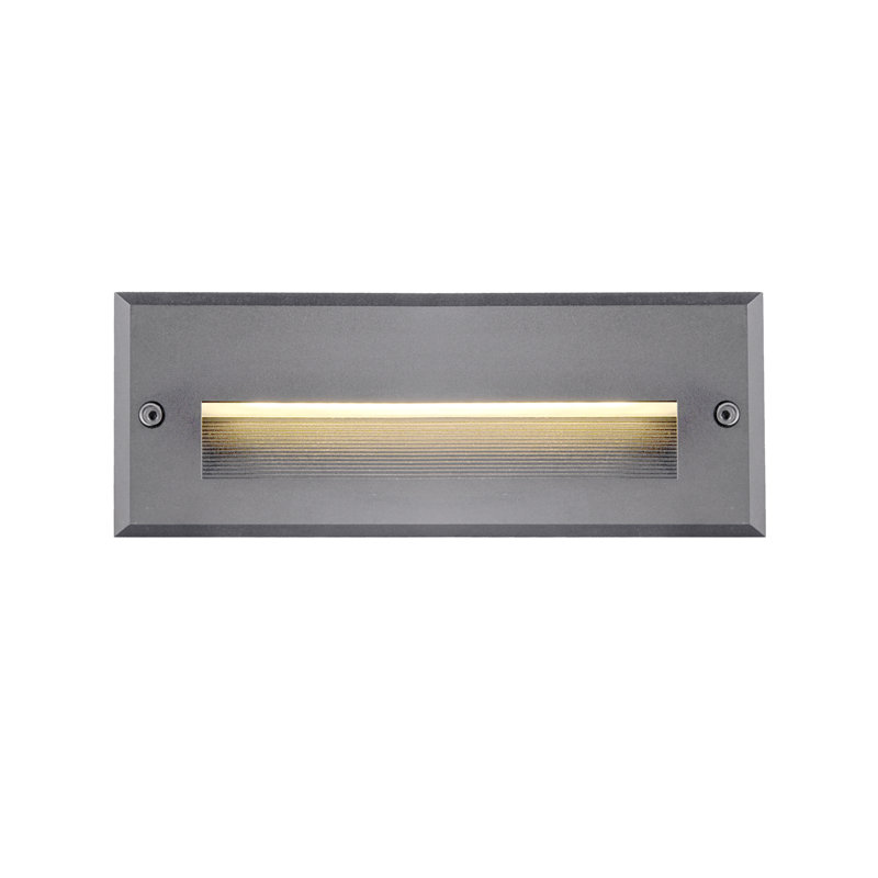 Marchepied intégré en aluminium Newport, Gris
