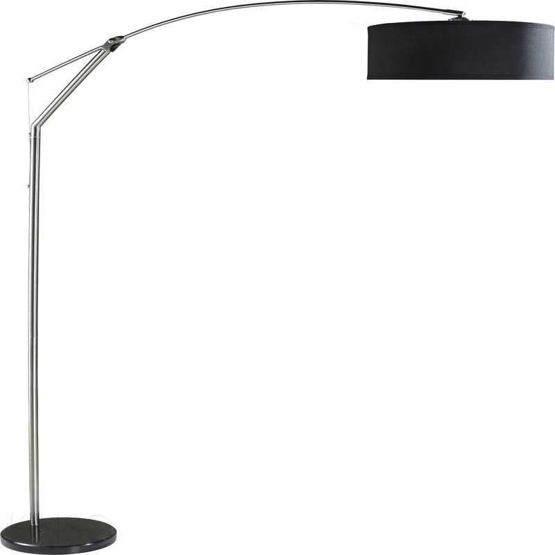 Lampe sur pied 81 po H 81 po avec corps ajustable noir (1pc / Ctn) (3.03 / 24.96)