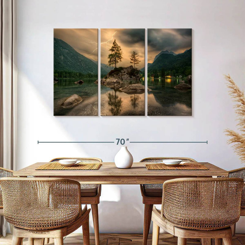Alvord Magical Lakeside Mountain, H 36 po x l 57 po