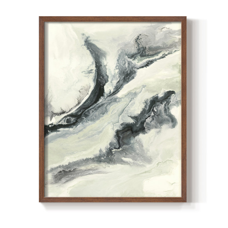 Reproduction encadrée sans titre - bois massif, Brun, H 14 po x l 11 po