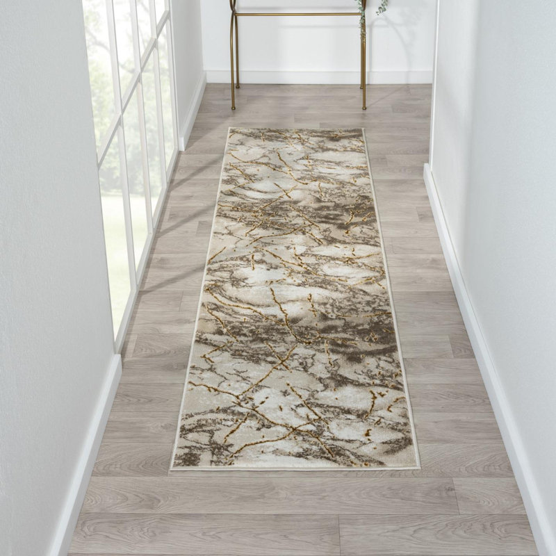 Macfadyn Abstract Indoor Rug, Runner 2' x 7'
