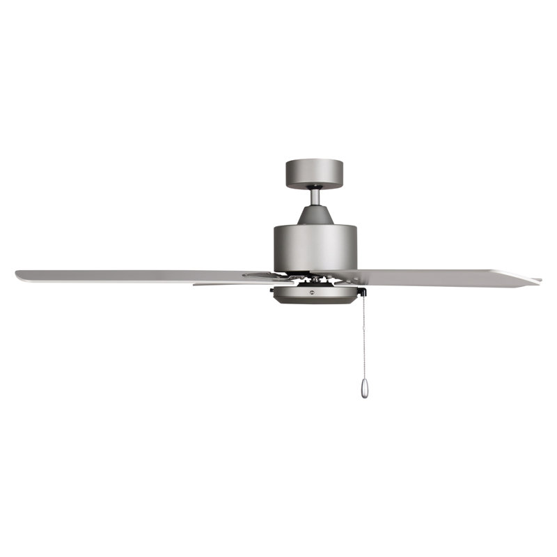Aldea VIII 52" 4-Blade Indoor/Outdoor Ceiling Fan, Gray, Gray
