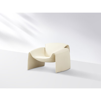 Faux Leather Club Chair