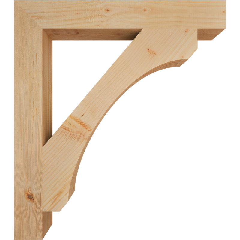 Support en bois rustique Legacy Block, Sapin de Douglas, Lisse, H 34 po x l 3,5 po x P 30 po