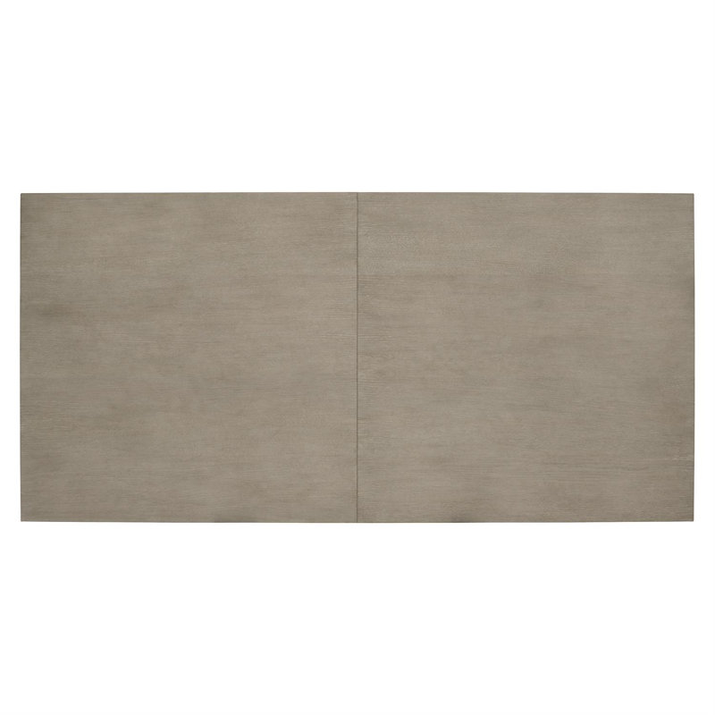 Linea Solid Wood Dining Table, Gray
