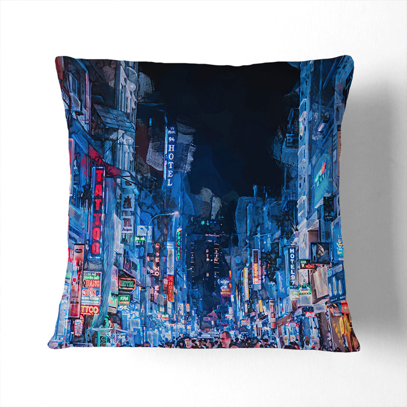 Square Throw Cushion, 55cm H x 55cm W x 20cm D