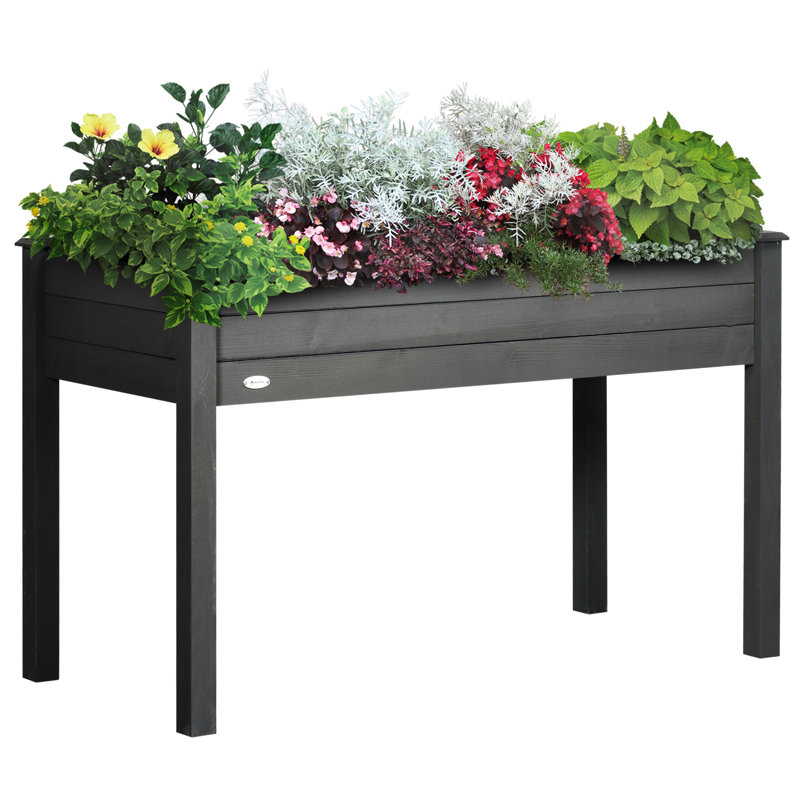 Elevated Wooden Planter Box