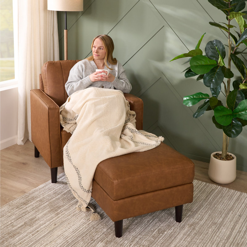 Storage Ottoman With Tray
