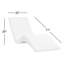 Chaise longue pour piscine de 0 à 9 po d'eau-573417832