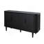 Armoire de rangement décorative, armoire d'appoint moderne avec tablettes réglables, buffet autoportant avec quatre portes, armoire décorative avec 4 portes pour le couloir du salon-200958179