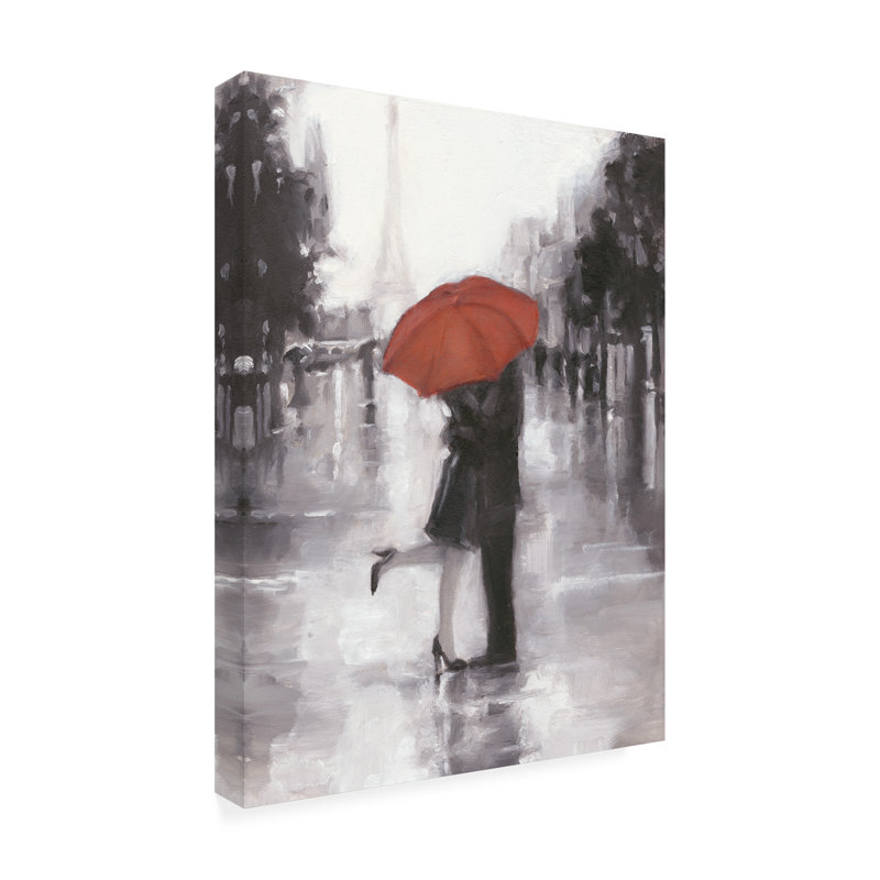 «Caught in the Rain» par Ethan Harper, reproduction d'art sur toile