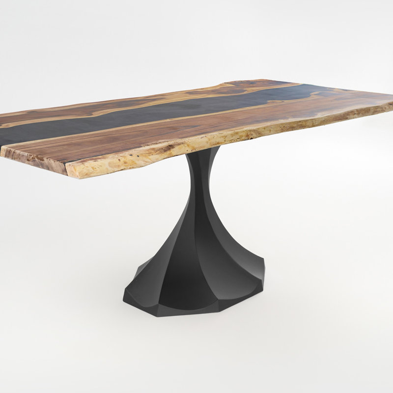 Lithe Metal Dining Table Base, 28"H x 26"L x 18"W