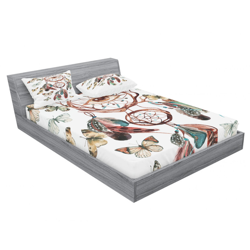Microfiber Sheet Set, Full Sheet Set with Fitted Sheet
