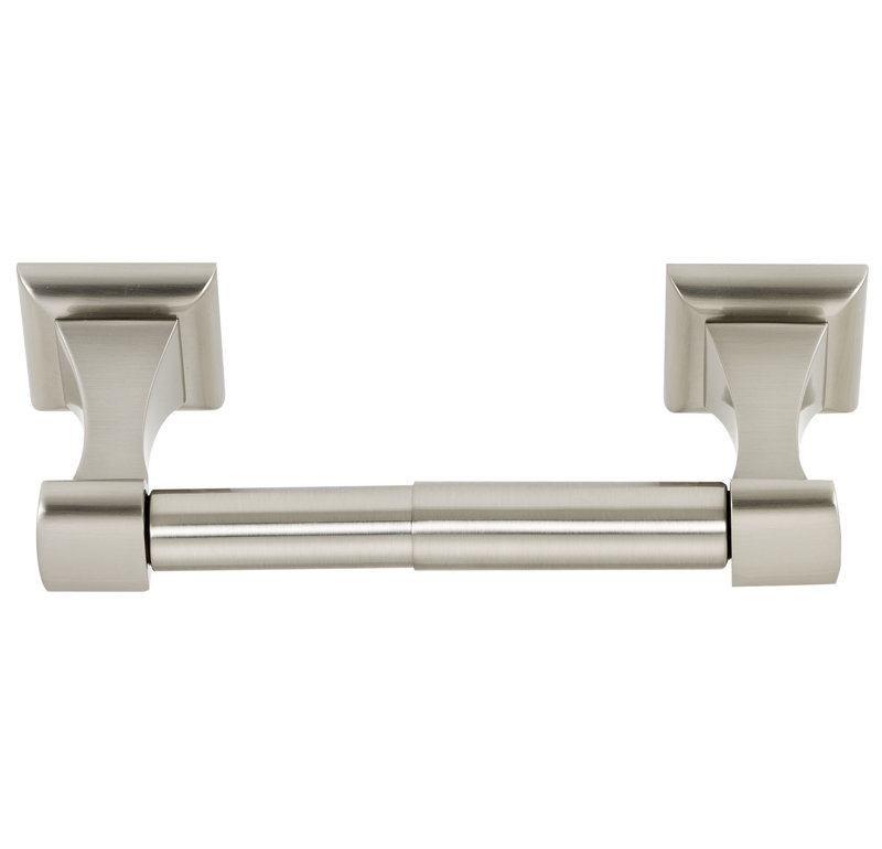 Satin Nickel Wall Mounted Toilet Paper Holder