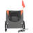 Dog Bike Trailer, Supports up to 66 lbs, Pet Cart Bicycle Carrier, Easy Folding Frame with Quick Release Wheels, Universal Bicycle Coupler, Reflectors, Flag, Collapsible to Store, Orange/Gray