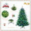 L'arbre de Noël de 6 pi contrôlé par l'application Holiday Aisle®, arbre de Noël Pe / pvc avec lumières à DEL changeant de couleur-1647079522
