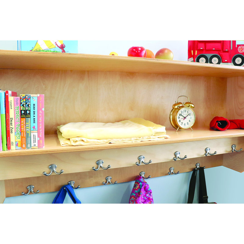 2 Compartment Manufactured Wood Shelving Unit