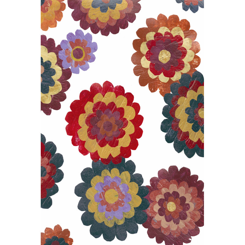 Scattered Blooms II by Regina Moore - Wrapped Canvas Painting, 46cm H x 30cm W x 3.8cm D