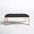 Osa Leather Ottoman - Black-1090025372