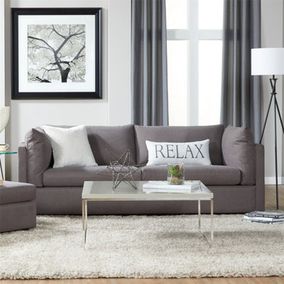 Pillow Back Fabric Sofa
