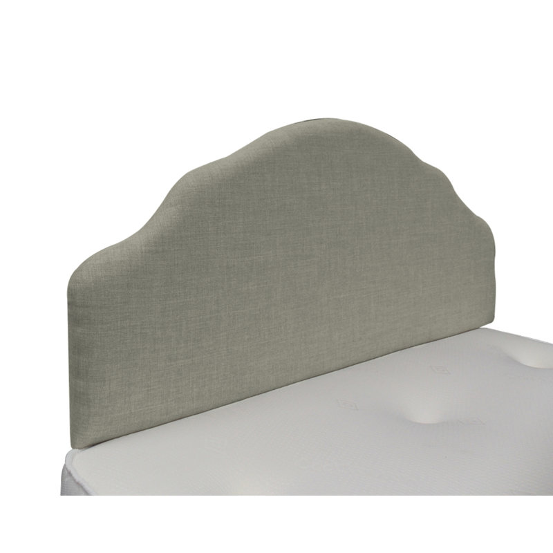UK King - DE 150 X 200 Cm Upholstered Headboard, Silver 