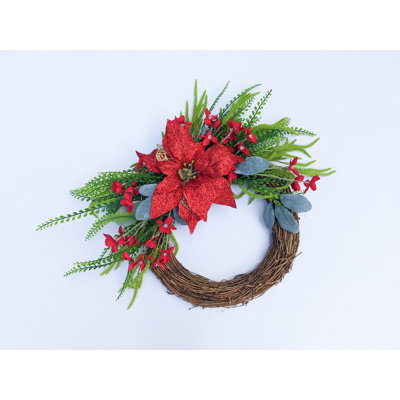 Handcrafted Faux 19'' Wreath