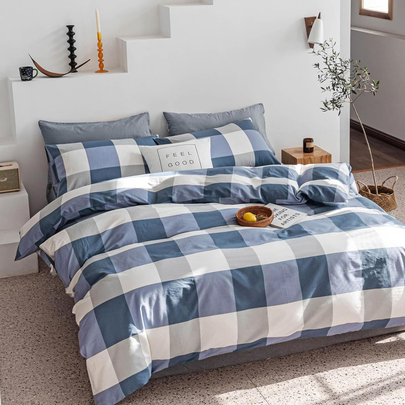 Microfiber Modern Style Comforter Set, Twin XL Comforter + 2 Standard Pillowcases