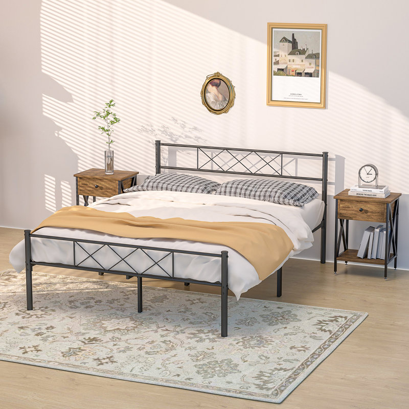 Ensemble de chambre à coucher Kempst, Complète, Marron
