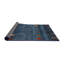 Tapis bleu abstrait Fithian-1387755909
