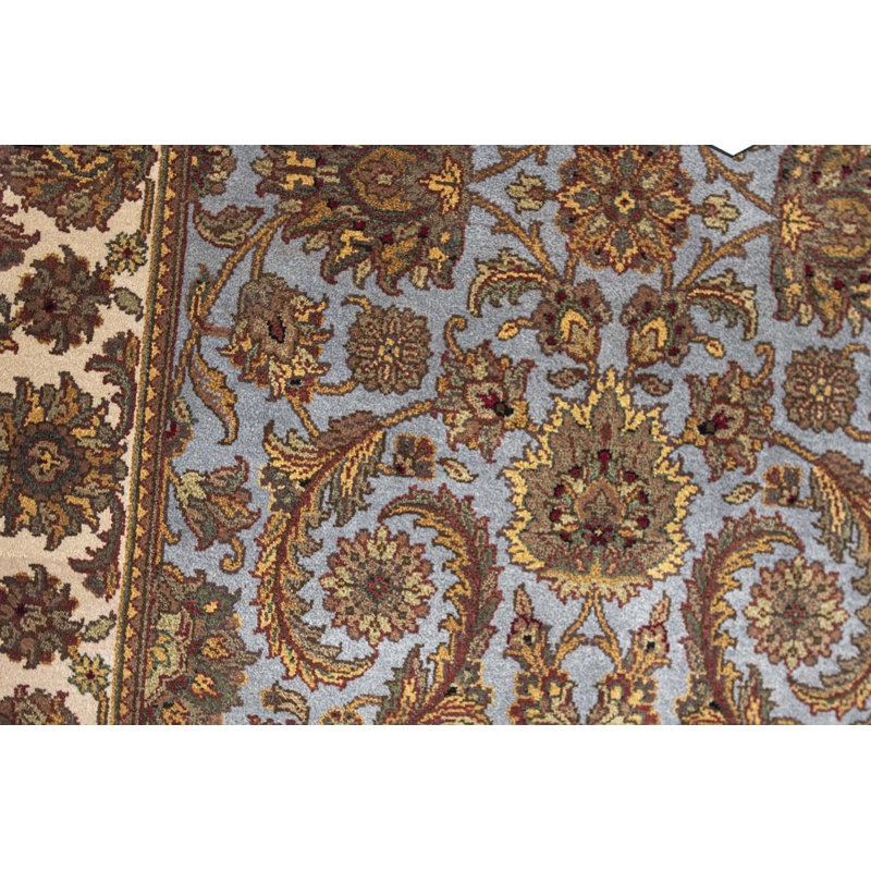 Tapis brun de haute qualité noué à la main