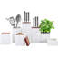 Ceramic 4 Piece Kitchen Canister Set