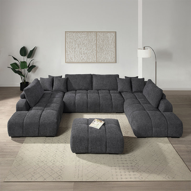 Canapé modulaire Ketter avec 6 coussins Ketter