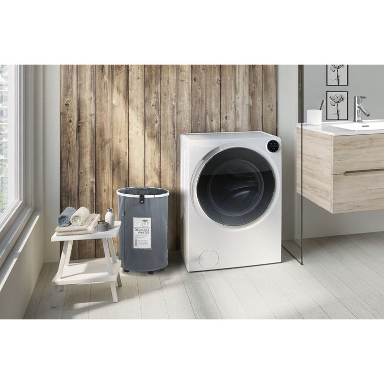 Fabric Rolling Laundry Hamper with Handles