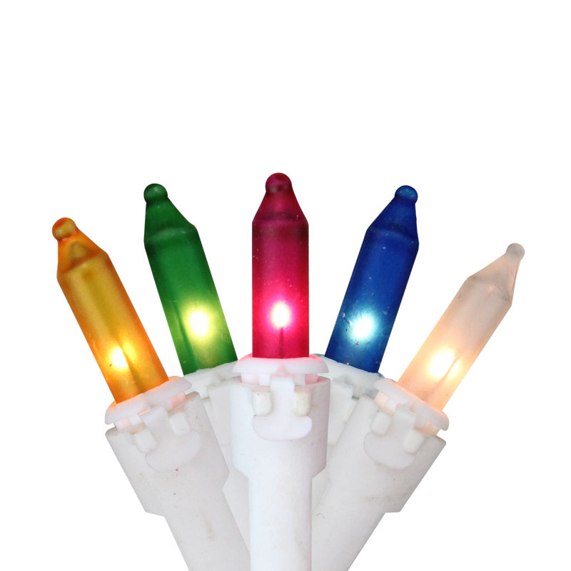 Ensemble de 50 mini lumières multicolores givrées 50 lumières