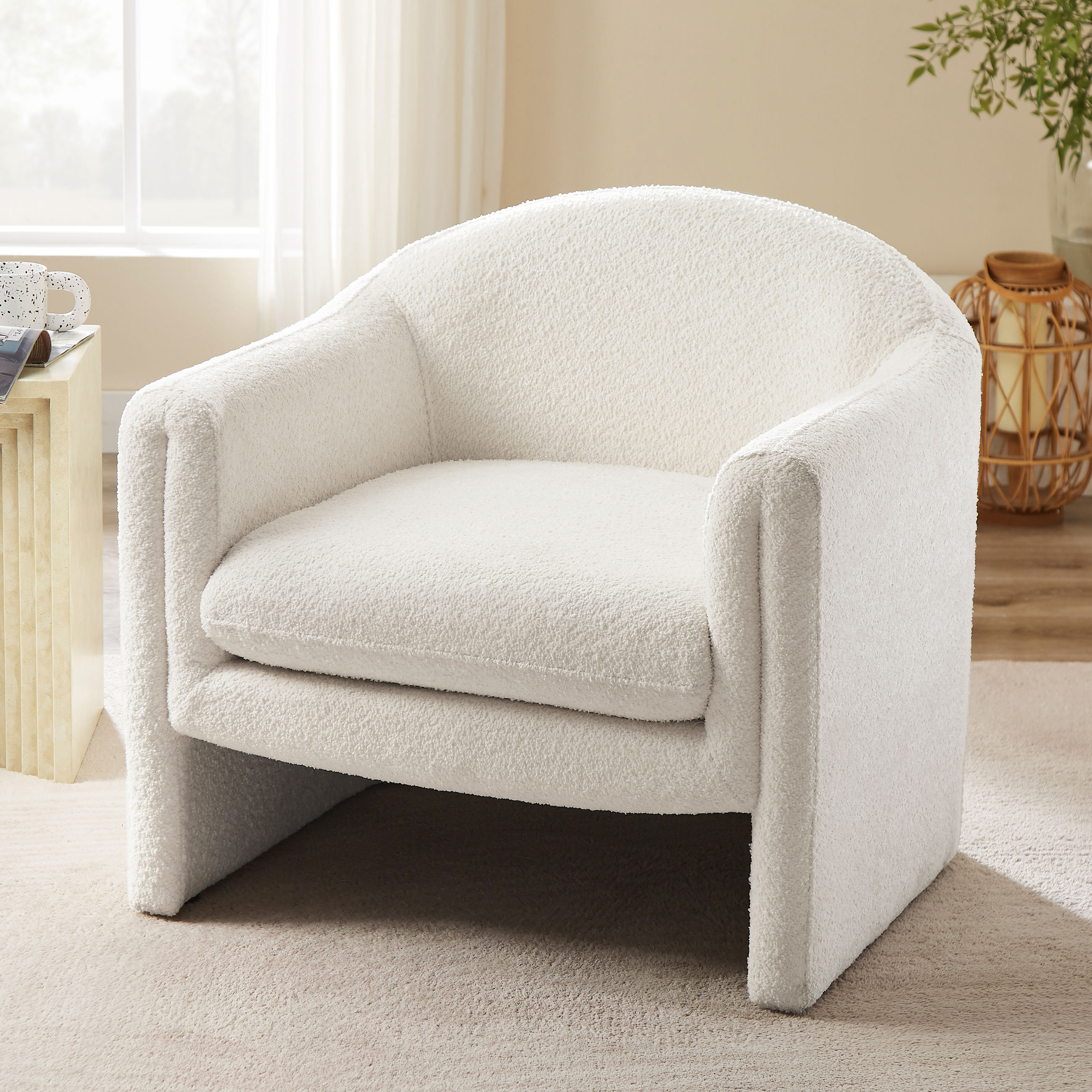 Wool discount accent chair