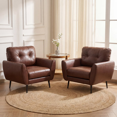 Corvo Faux Leather Armchair