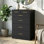 Commode de rangement moderne 23,7 po Holsworthy avec 6 tiroirs