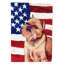 2 côtés en polyester de 2 côtés american drapeau de jardin-1288238540