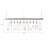 Shooting Stars Ceiling Lamp Chrome