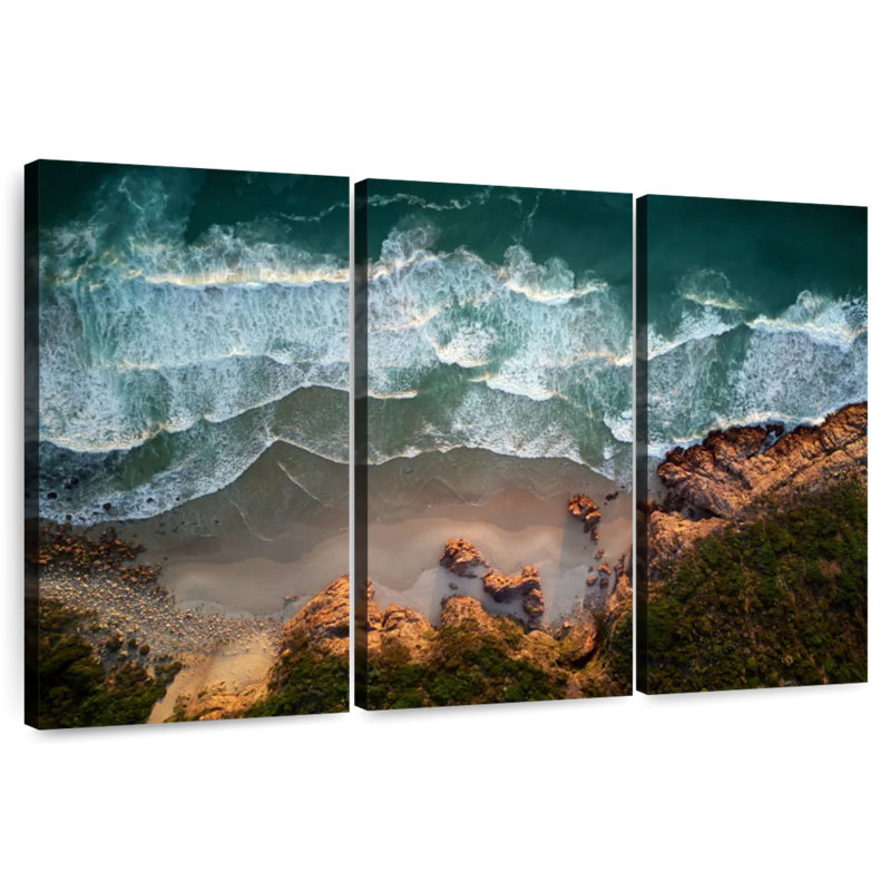 Gillard Coastal Waves, H 32 po x l 50 po