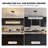 Anacelia 10-Light Crystal Rectangle Chandelier-828284926-824478033