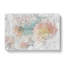 Pale Pink Dahlia Flowers In Bloom In Abstract - Wrapped Canvas Print-55310943