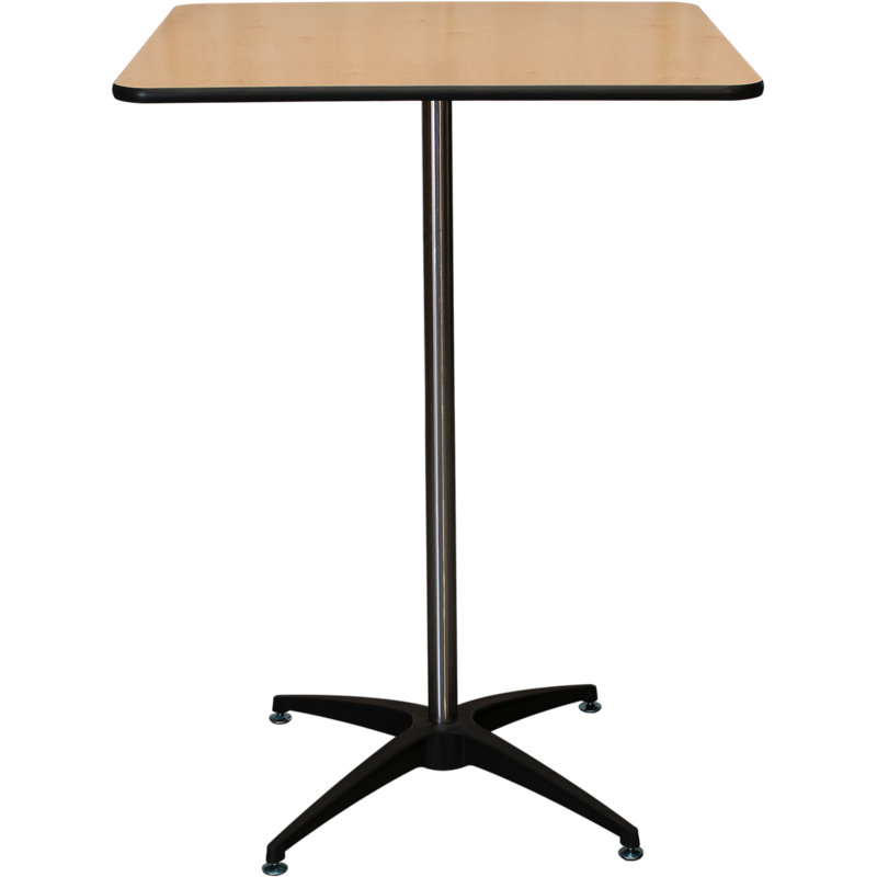 Table basse à piédestal WFT, H 42 po x l 30 po x P 30 po