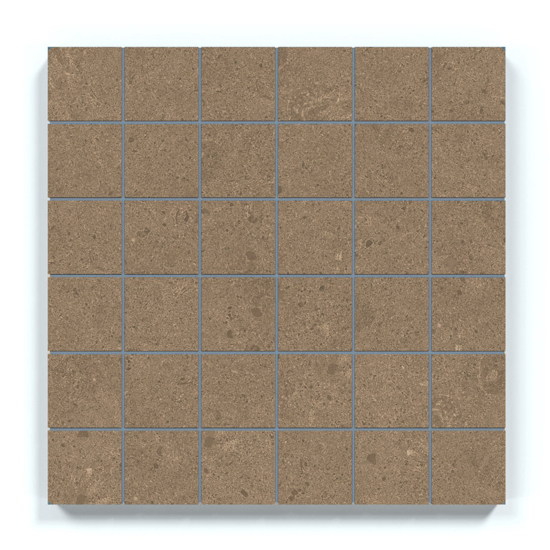 Artistic Freedom 2"X2" Porcelain Stone Look Tile Grid Mosaic Sheet, Concrete