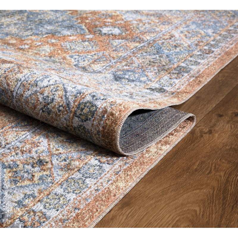 Ariagna Abstract Indoor / Outdoor Area Rug, Rectangle 60 x 110cm