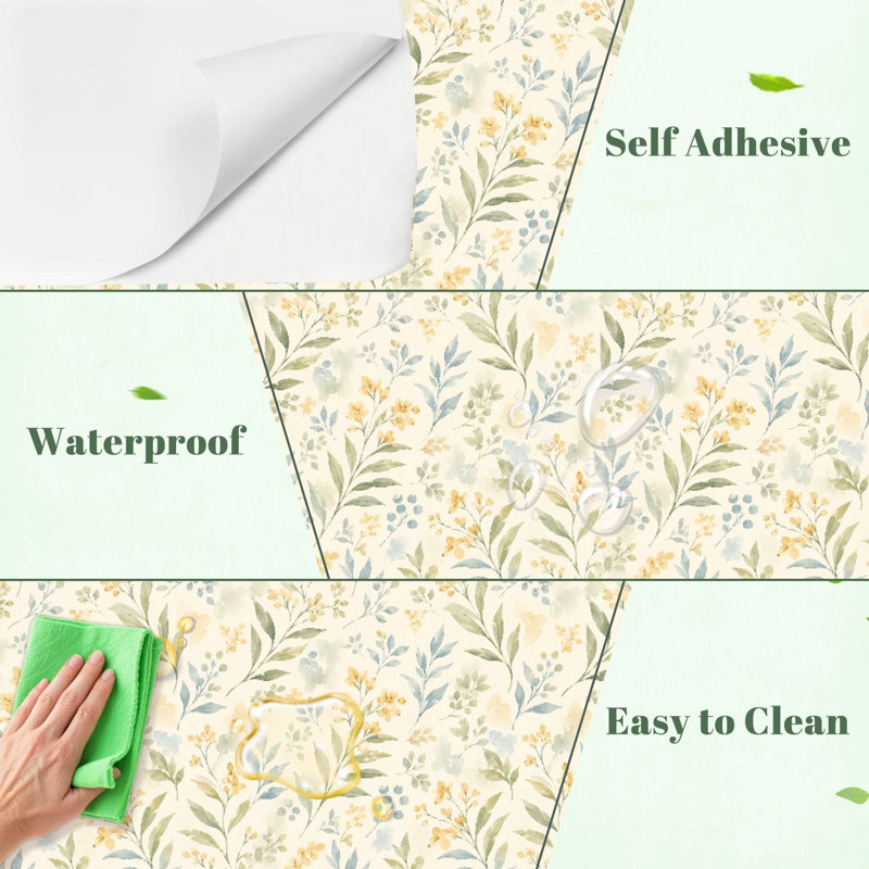 Papier peint auto-adhésif Peel and Stick, 17.7in W x 118in L