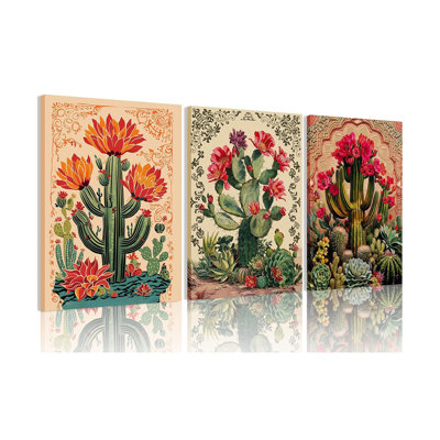 3 Piece Wrapped Canvas Wall Art