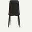 Chaises de salle à manger 4 pièces de style moderne, fabriquées en cuir de polyuréthane de haute qualité, avec coussins épais, chaise de cuisine à pieds en métal, chaise de salle à manger de restaurant-1083042370-1083042375