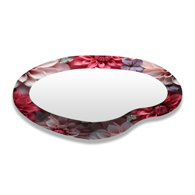 Diverses pétales de fleurs - Miroir mural traditionnel